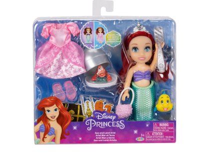 Disney Malá morská víla Zem a more Bábika Ariel 15cm