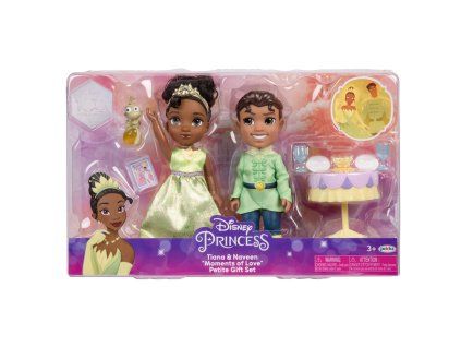 Disney Princezná a žabiak Tiana + bábika Naveen 15cm