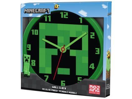 Nástenné hodiny Minecraft