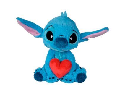 Disney Stitch plyšová hračka srdce 25cm
