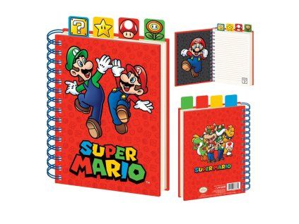 Zápisník Super Mario A5