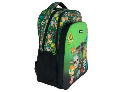 Batoh s postavičkami z Minecraftu, 42 cm
