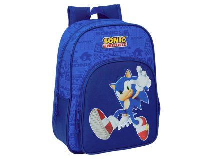 Prispôsobiteľný batoh ježka Sonica 34 cm