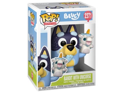 POP figúrka Bluey Bandit s Unicourse