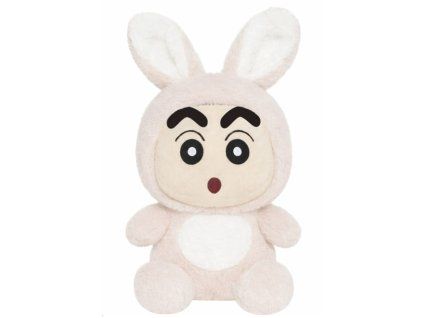 Plyšová hračka Shin Chan – ružový králik, 30 cm