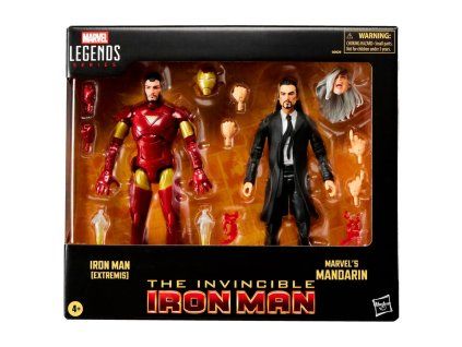 Marvel The Invencible Iron Man - Iron Man Extremis a Marvels Mandarin blister 2 figúrky 15cm