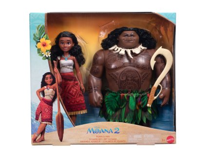 Disney Vaiana Moana 2 Maui a Vaiana blister 2 bábiky