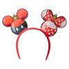 Loungefly Disney Mickey & Minnie Vianočná čelenka do uší