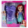 Disney Malá morská víla bábika Ariel + kostým 38cm