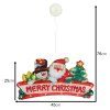 Lampki LED wiszaca dekoracja swiateczna Merry Christmas 45cm 137614