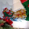 Lampki LED wiszaca dekoracja swiateczna sanie mikolaja 105851(2)