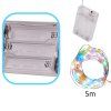 Lampki LED druciki dekoracyjne 5m 50LED multikolor 154592