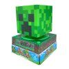 3D lampa Minecraft s budíkom