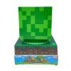 3D lampa Minecraft s budíkom