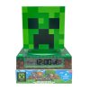 3D lampa Minecraft s budíkom